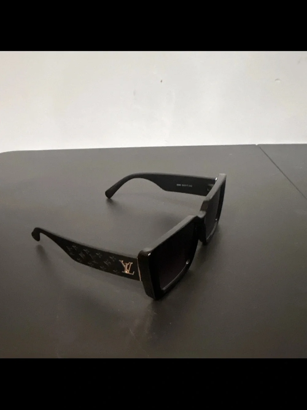 Louis Vuitton Black Square Frame Sunglasses